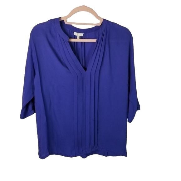 Joie Tops - Joie silk tunic blous blue purple
